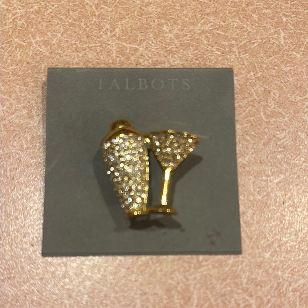 Talbots Gold and Silver Cocktail Brooch
